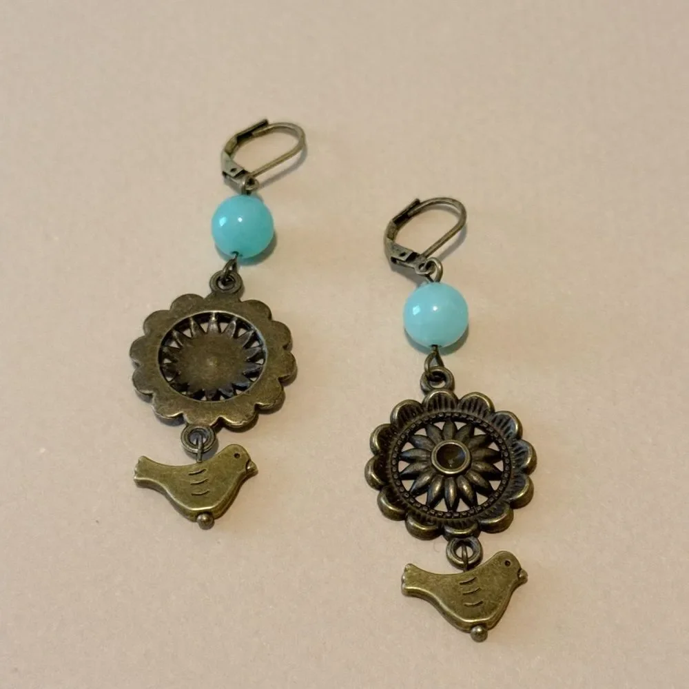Bird earrings A843